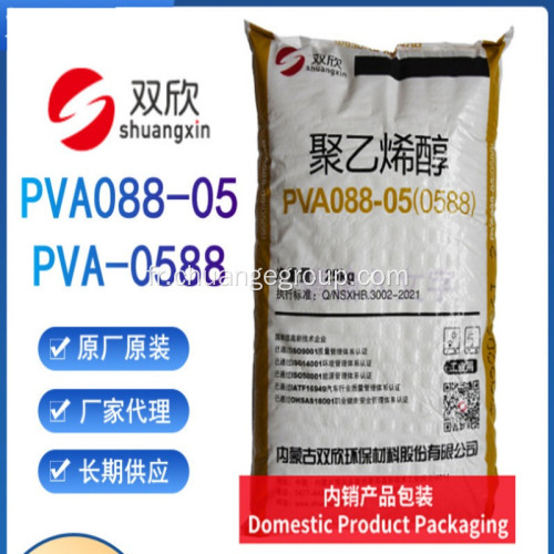 Shuangxin PVA Résine d'alcool polyvinylique 0588